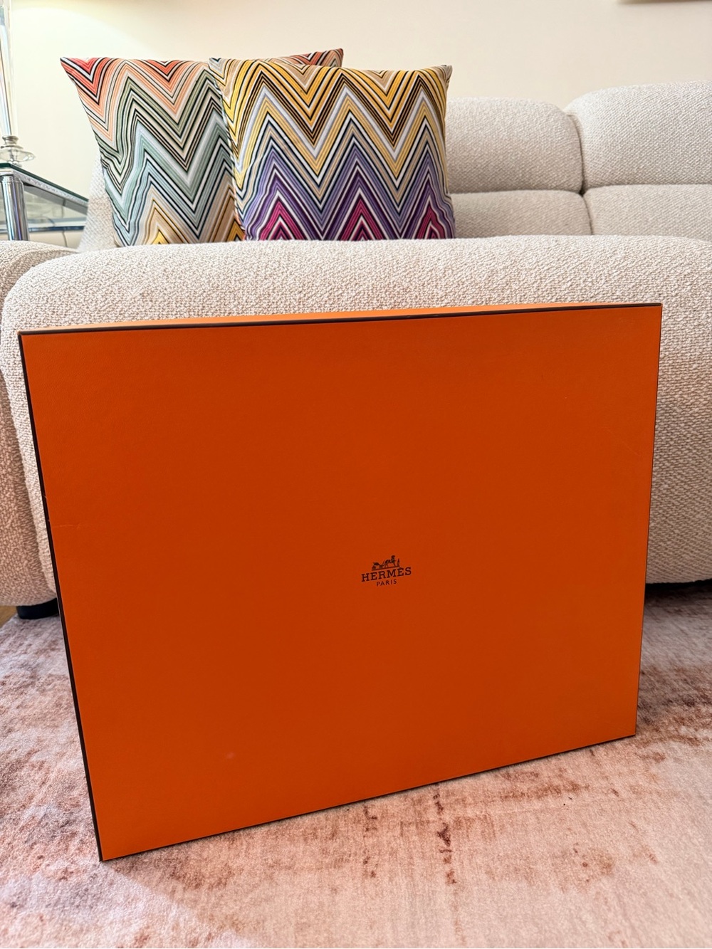 Hermes Orange Signature Storage Box